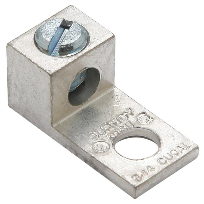 Aluminum mechanical lug for grounding and electrical panel connections